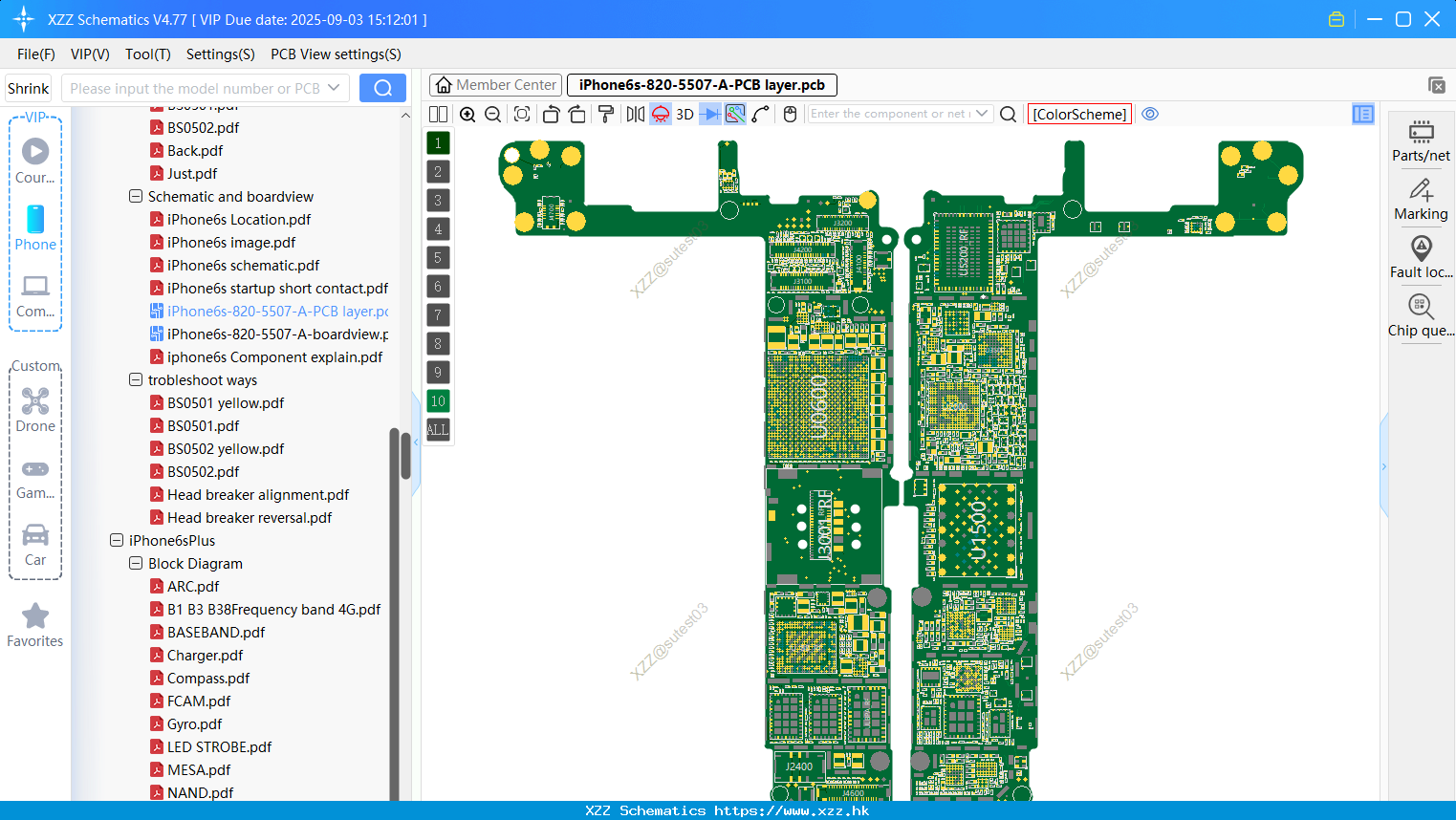 IPhone6s-820-5507-A-PCB Layer